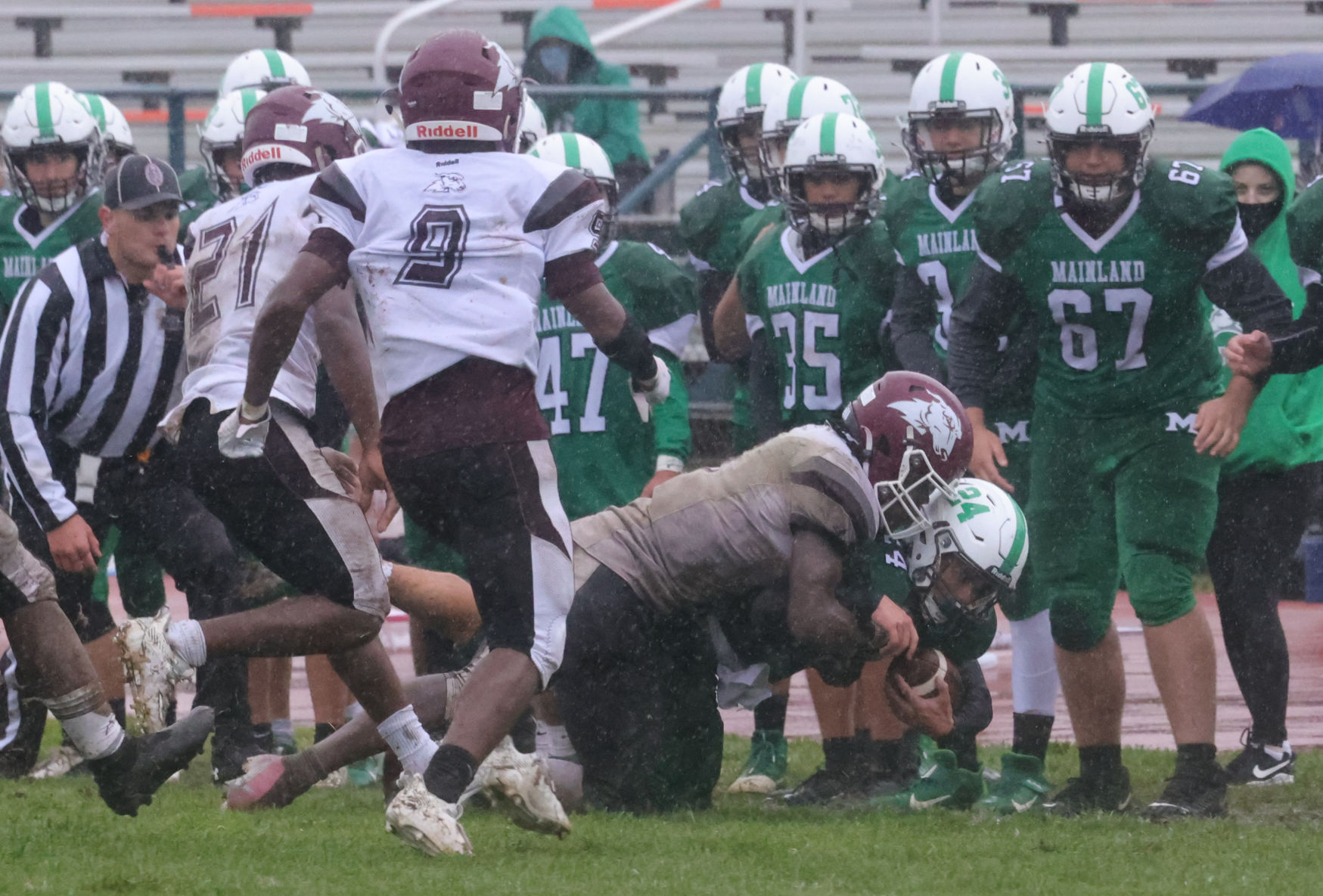 Pleasantville vs Mainland football